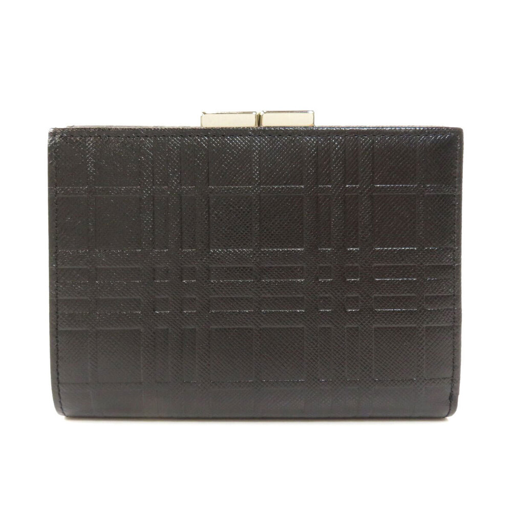 Burberry Wallet Bifold Check Leather